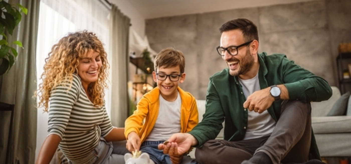A educação financeira começa em casa